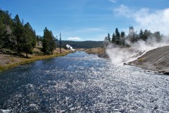 The Fire Hole River in Yellowstone