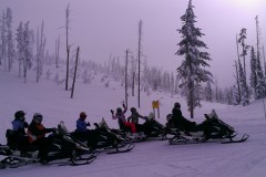 Snowmobiling is family fun