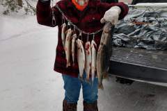 Ice Fishing at Island Park Reservoir is good!